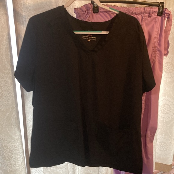 Scrubs 6 pieces will not separate set 2xL Natural Uniform one Koi Xl - Picture 3 of 11